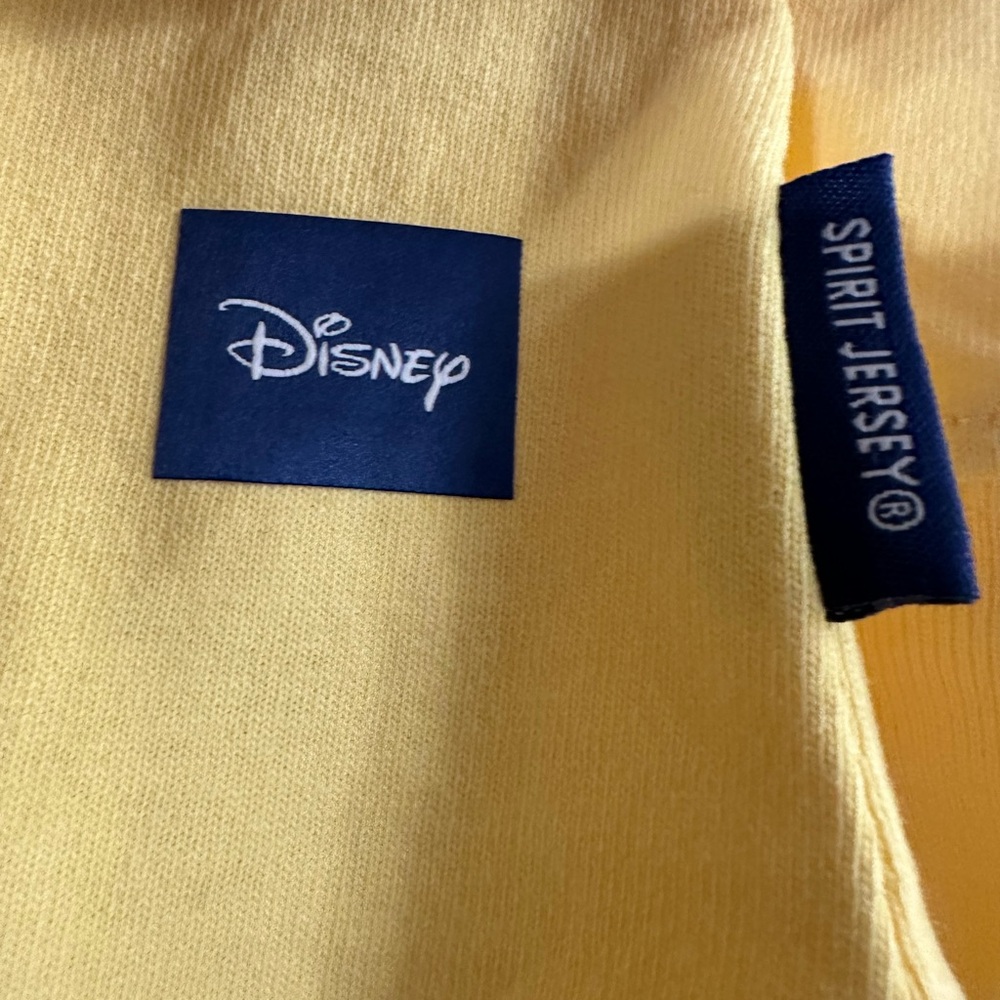 Disneyland play in the parks Yellow Long Sleeve spirit jersey xs - Picture 6 of 7